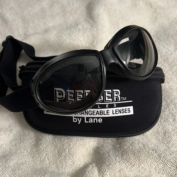 Peerser Foam Insulated Googles, sets of Interchangeable Lenses, Black Nylon Case - Picture 8 of 14